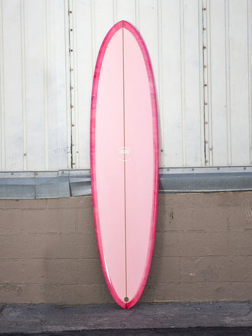 The Guild | 7'5" Cosmic Cucumber Pink Abstract Surfboard - Surf Bored