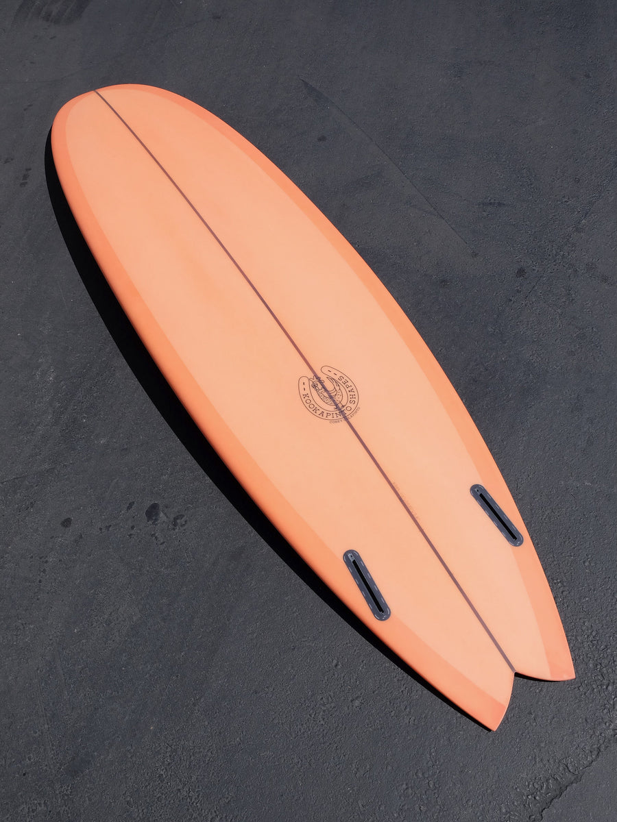 7'2" Fishy Noserider - Peach Tint Surfboard