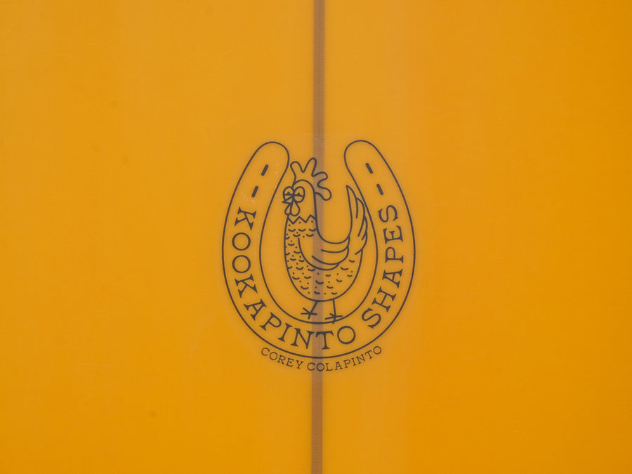 6'9" Thick Twin Mango Deck Tint Surfboard - Surf Bored