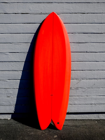 STPNK | STPNK | 5’3” Type 2 Fish Scarlet Red Surfboard - Surf Bored
