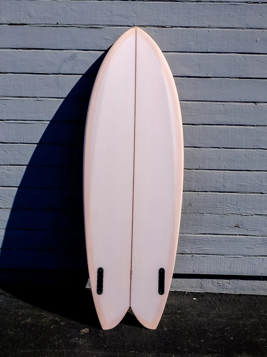 STPNK | STPNK | 5’4” Type 2 Fish Champagne Pink Surfboard - Surf Bored