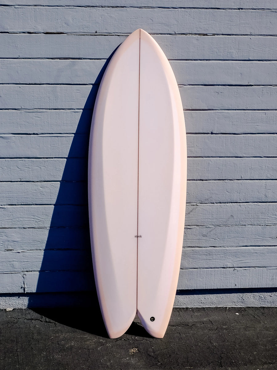 STPNK | STPNK | 5’4” Type 2 Fish Champagne Pink Surfboard - Surf Bored