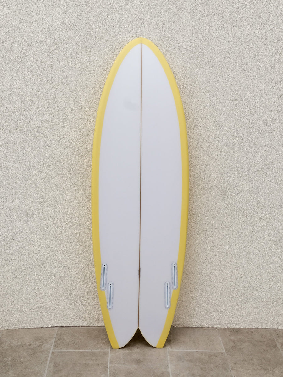 STPNK Surfboards STPNK | Round Nose Fish 5’5” Butter Cream Surfboard  - SurfBored