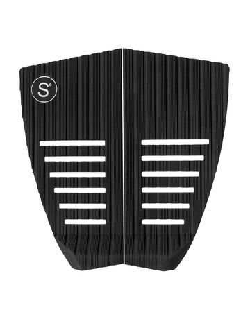 Sympl No 1 Black Surfboard Traction Pad Top View