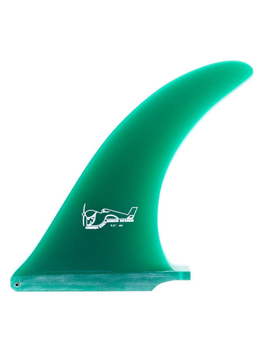 True Ames 10” Greenough 4A Surfboard Single Fin Green SurfBored