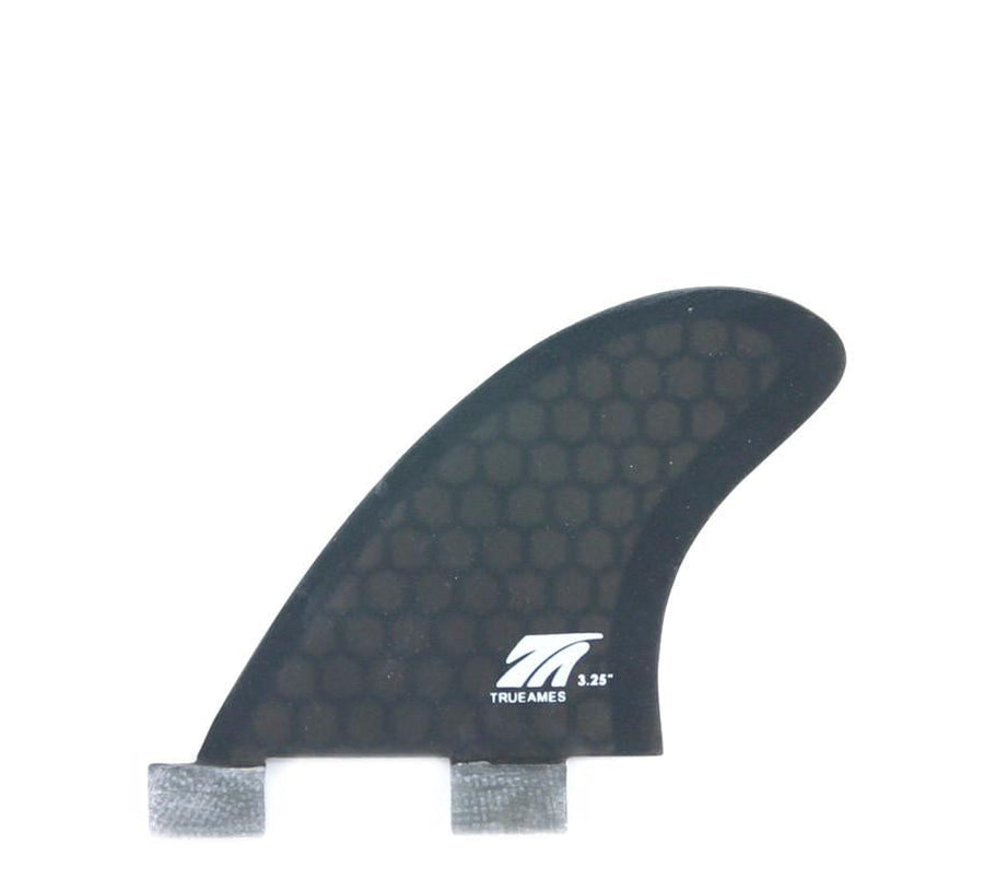 True Ames | Side Bite 3.25 Smoke - FCS Compatible Surfboard Fins - SurfBored