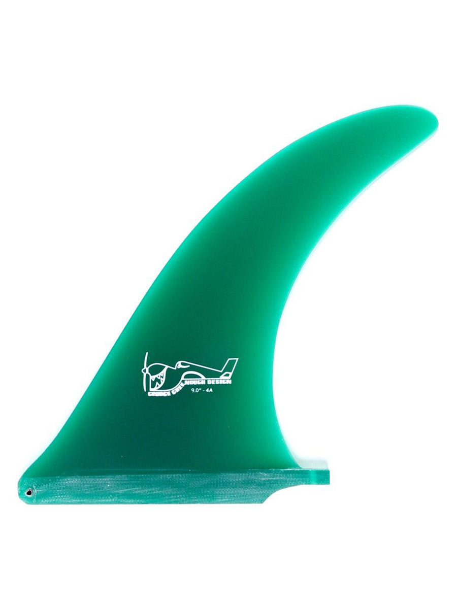 True Ames | 9” Greenough 4A Single Fin Green - Surf Bored