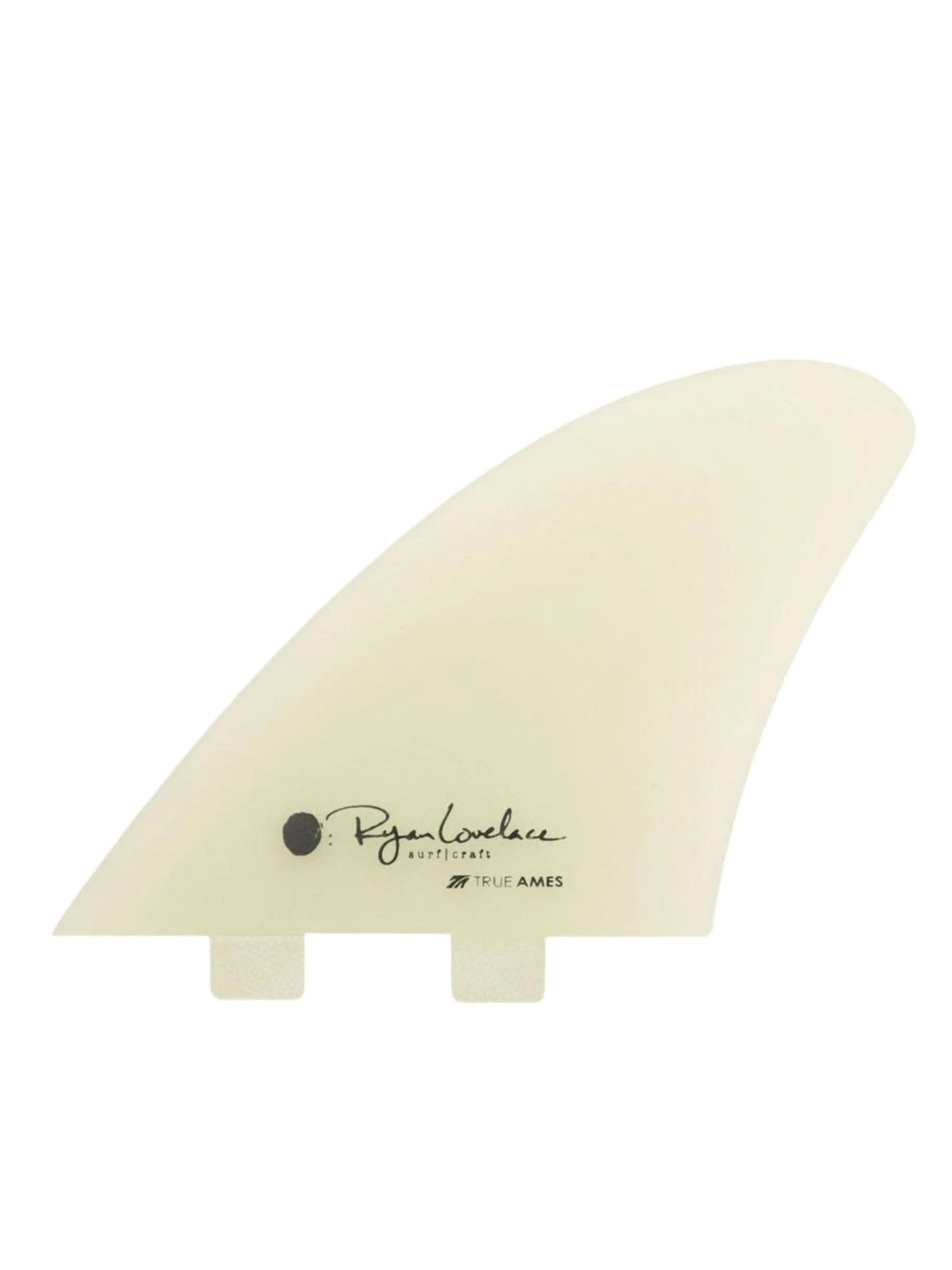True Ames Lovelace Keel Surfboard Twin Fin Clear FCS SurfBored