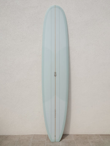 Tyler Warren Surfboards Tyler Warren | Beaked Nose Rider 9’7” Ice Blue Volan Surfboard  - SurfBored