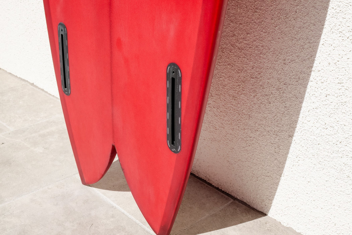Tyler Warren Surfboards Tyler Warren | Big Fish Twin Fin 6’8" Maroon Surfboard  - SurfBored