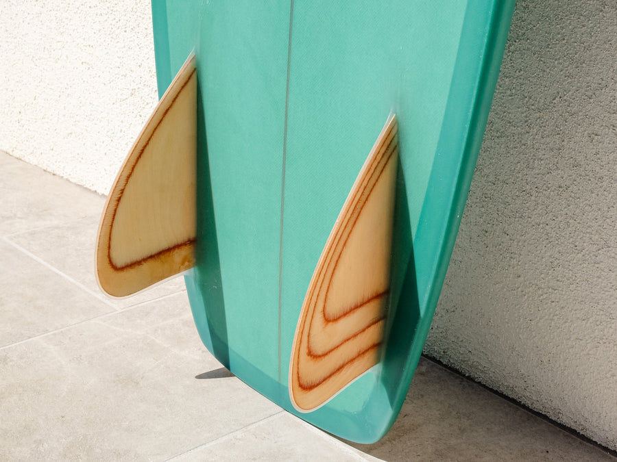 Tyler Warren Surfboards Tyler Warren | Bullet 5’4” Teal Surfboard  - SurfBored