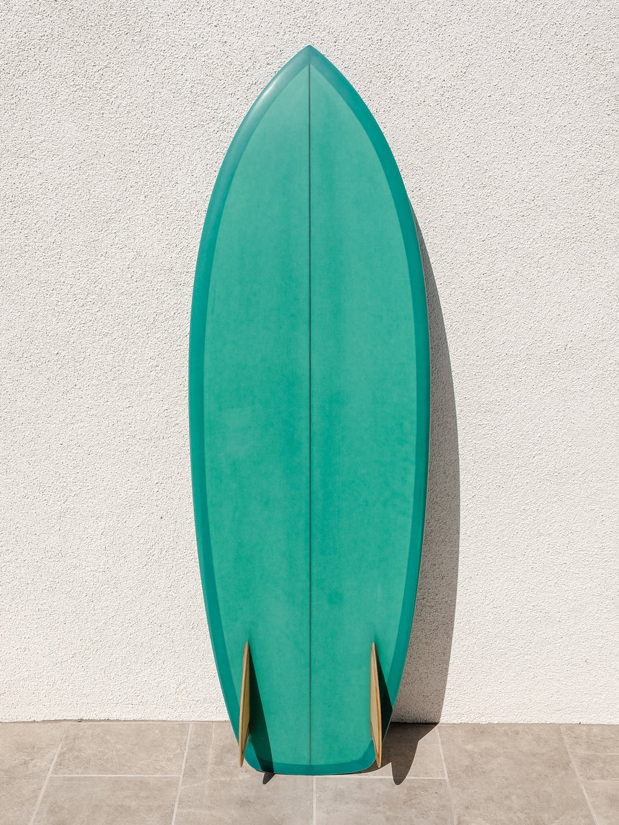 Tyler Warren Surfboards Tyler Warren | Bullet 5’4” Teal Surfboard  - SurfBored