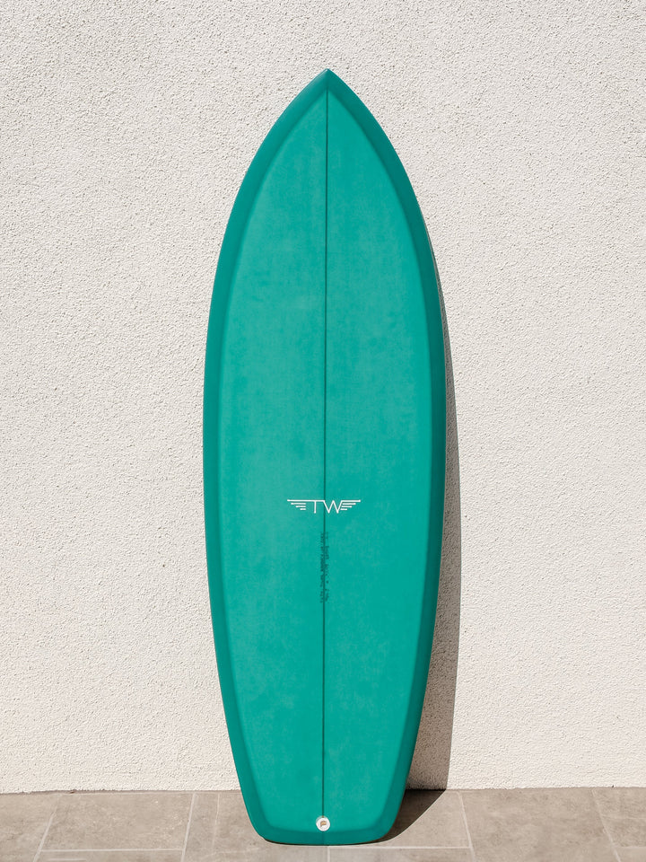 Tyler Warren Surfboards Tyler Warren | Bullet 5’4” Teal Surfboard  - SurfBored