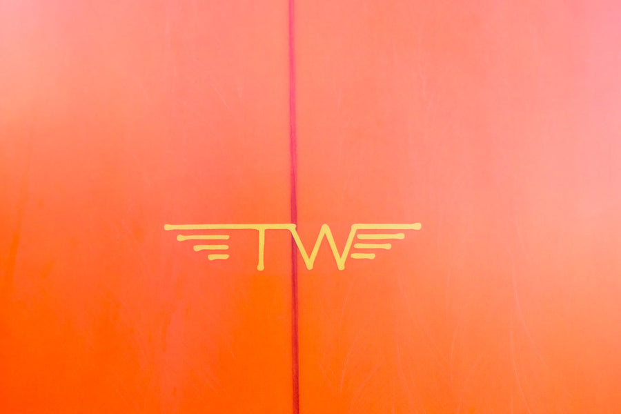 Tyler Warren Surfboards Tyler Warren | Channel Twin Pin 6’11” Scarlett  - SurfBored