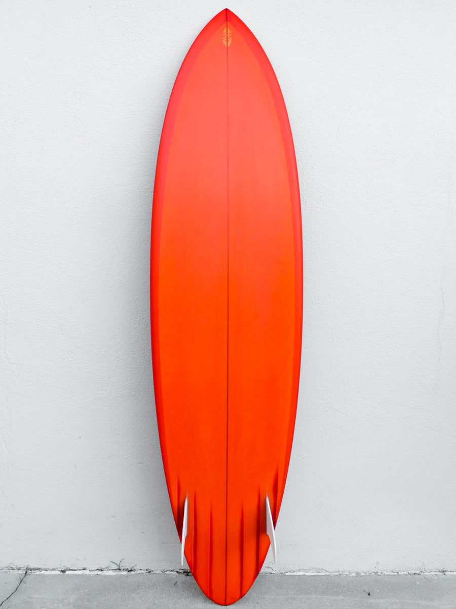 Tyler Warren Surfboards Tyler Warren | Channel Twin Pin 6’11” Scarlett  - SurfBored