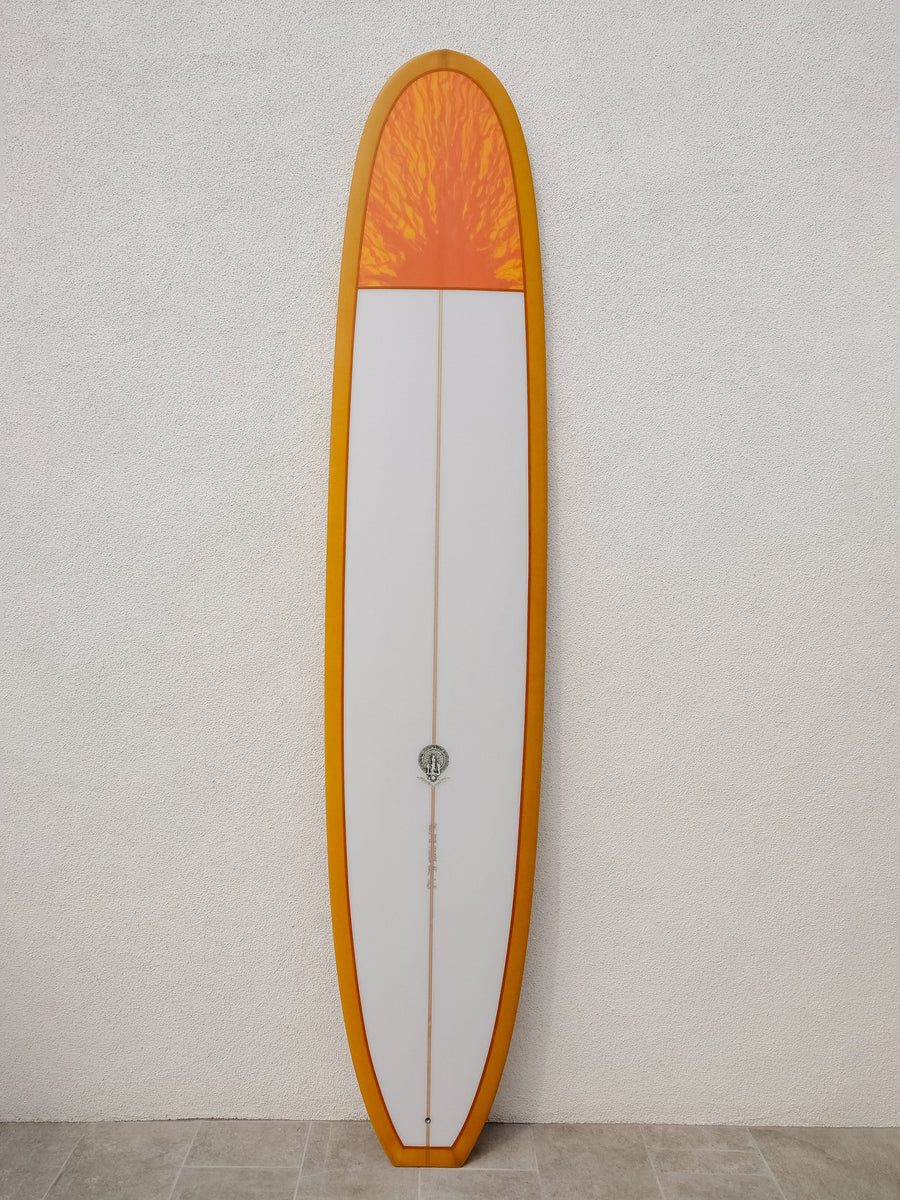 Tyler Warren Surfboards Tyler Warren | David Edwards 9’6” Gold Resin Swirl Longboard  - SurfBored
