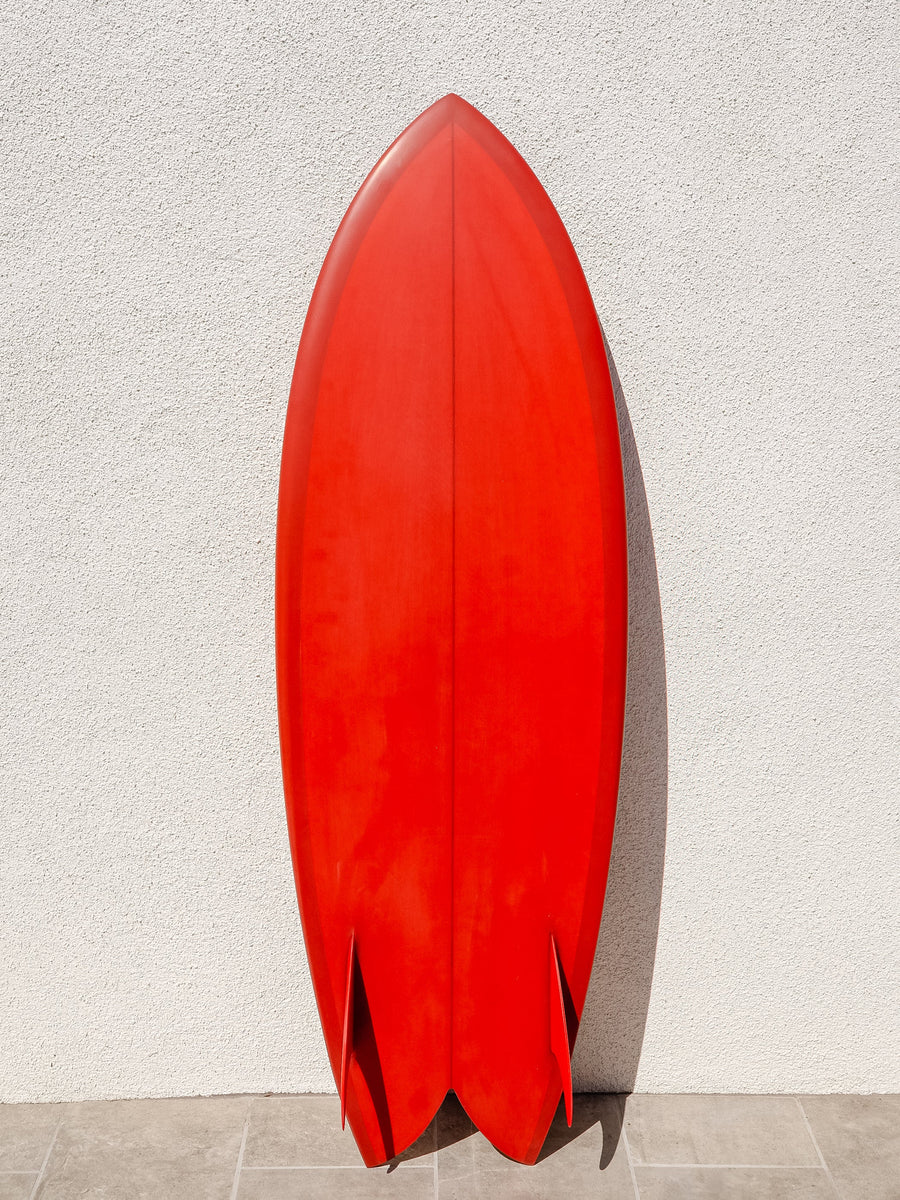 Tyler Warren Surfboards Tyler Warren | Dream Fish 5’5” Rusty Brick Surfboard  - SurfBored