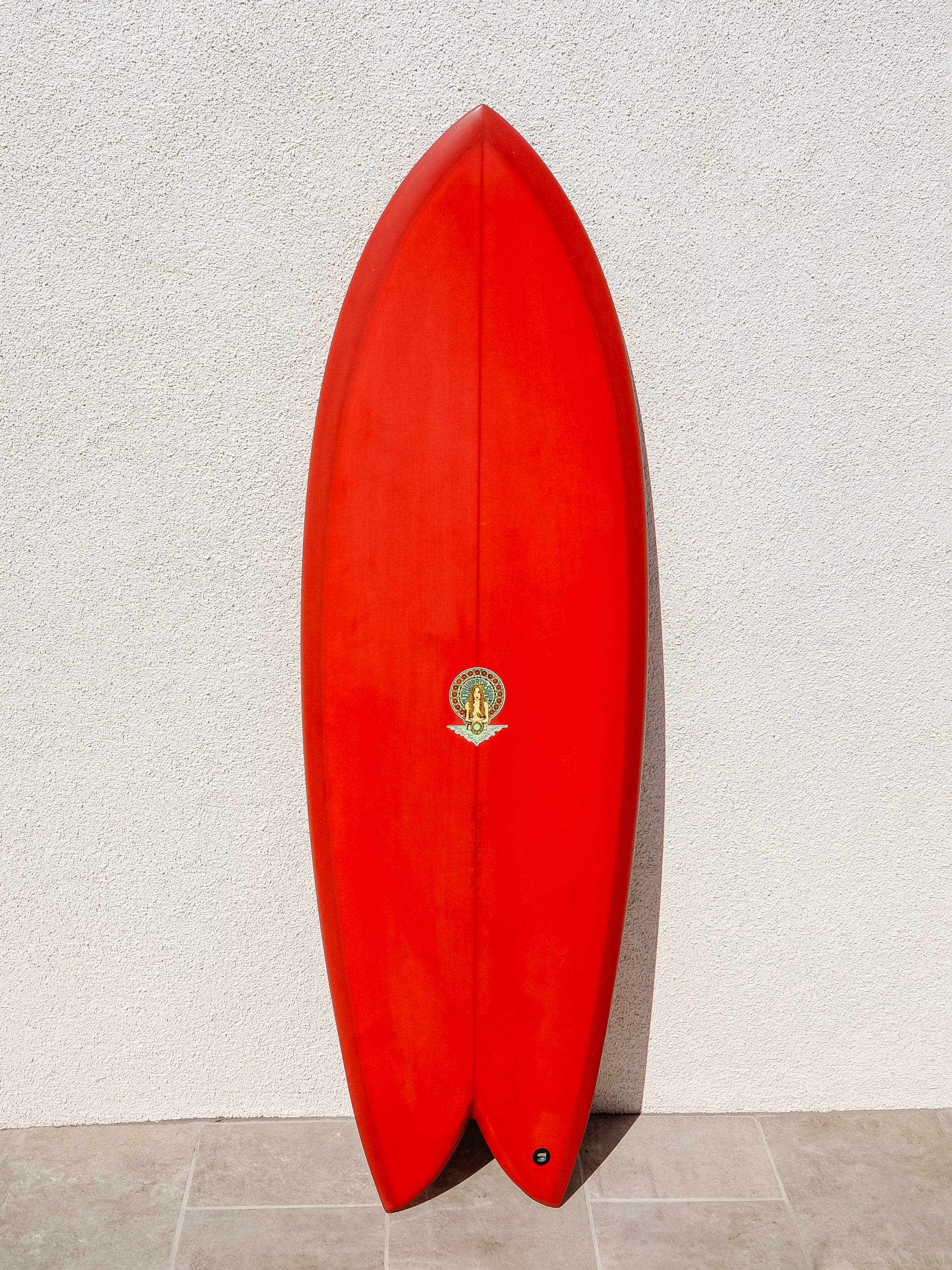 Tyler Warren | Dream Fish 5’5” Rusty Brick Twin Surfboard - SurfBored