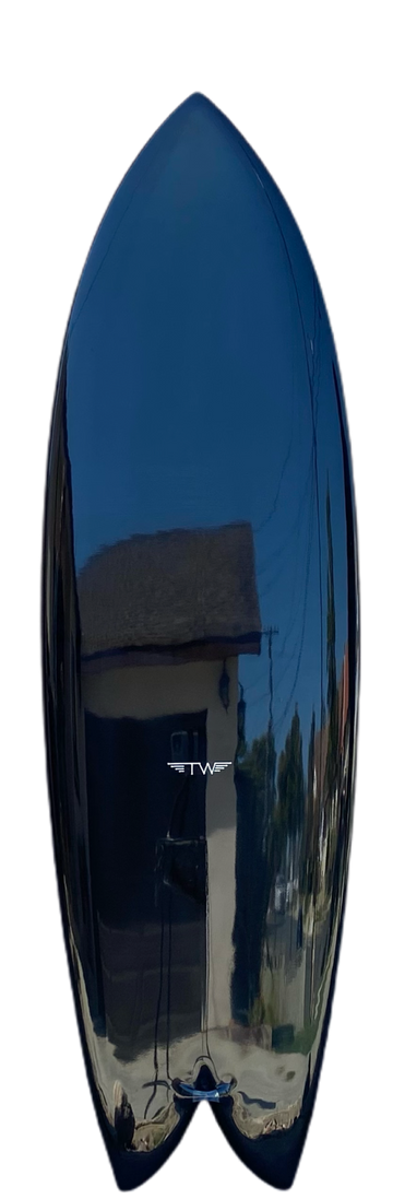 Tyler Warren | Dream Fish 5'8" Deep Black Surfboard - Surf Bored