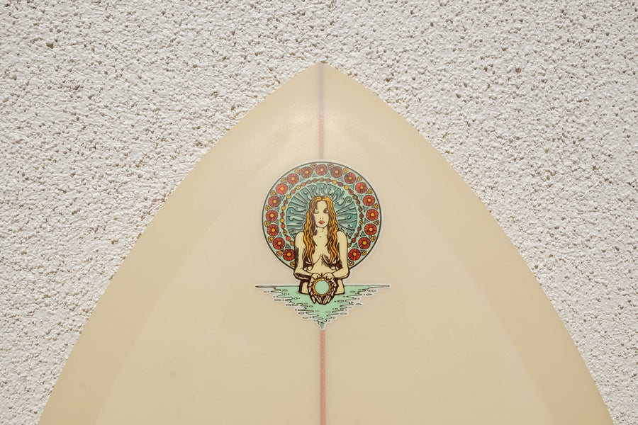 Tyler Warren Surfboards Tyler Warren | Dream Fish Twin Fin 5’5” Butterscotch Surfboard  - SurfBored