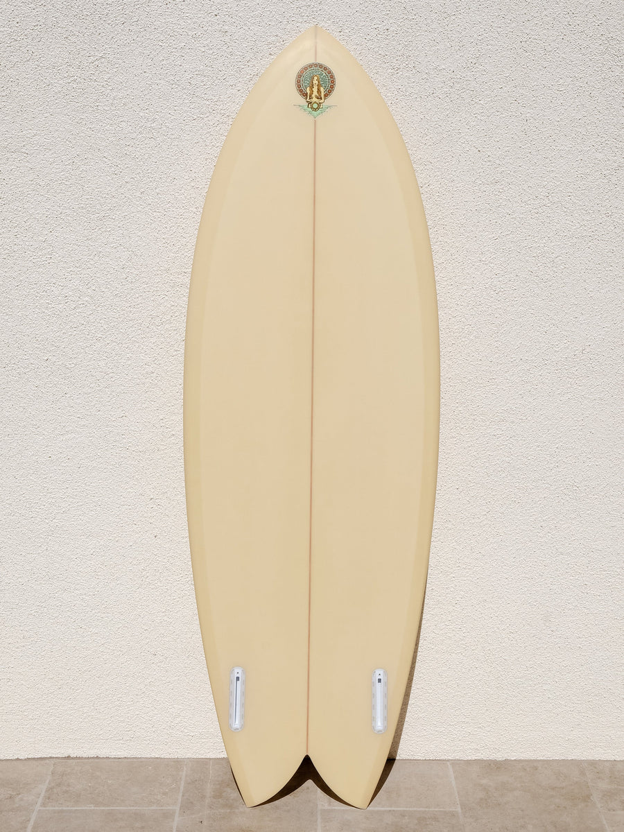 Tyler Warren Surfboards Tyler Warren | Dream Fish Twin Fin 5’5” Butterscotch Surfboard  - SurfBored