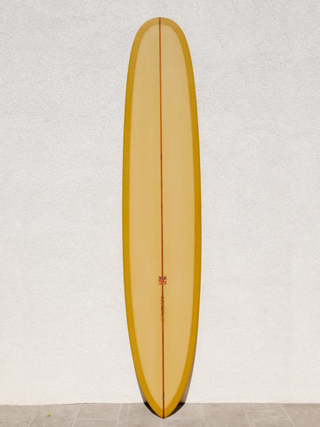Tyler Warren Surfboards Tyler Warren | One Fin Pin Longboard 9’5” Olive Butter Surfboard  - SurfBored