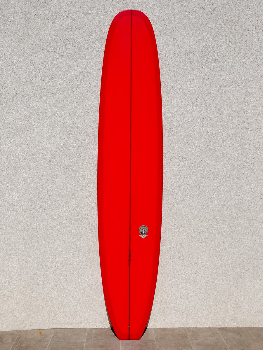 Tyler Warren Surfboards Tyler Warren | Salinas Longboard 9’7” Ruby Red Surfboard  - SurfBored