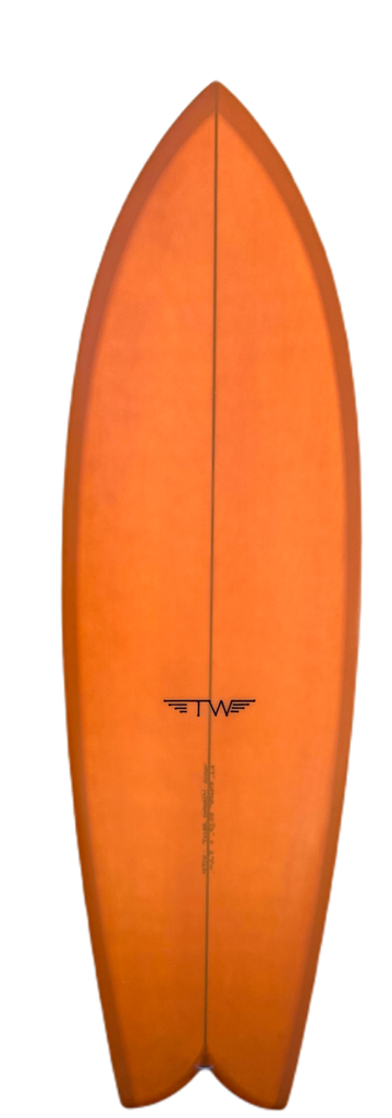 Tyler Warren Zipper Fish 5'7 Sunset Orange - SurfBored