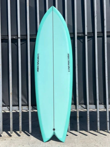 WATERMANS GUILD Surfboards LOVE MACHINE | 5'9" WILLS FISH SEAFOAM SURFBOARD  - SurfBored
